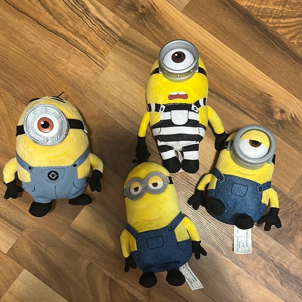 Universal Yellow and Blue Minions Stuffed Animals